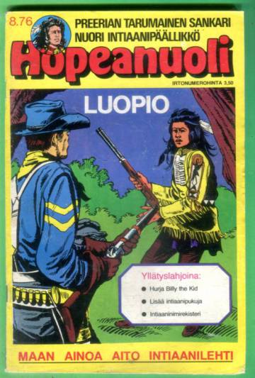 Hopeanuoli 8/76