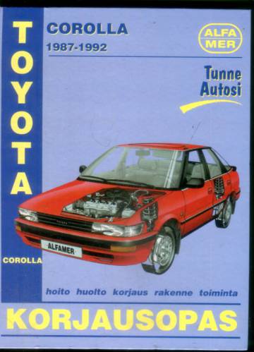 Toyota Corolla korjausopas - 1987-1992