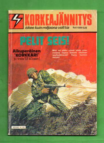 Korkeajännitys 5/84 - Pelit seis!