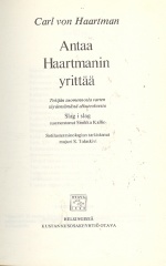 Antaa Haartmanin yrittää