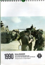 1990 Kalender - Des Bundesverbandes Der Soldaten Der Ehemaligen Waffen-SS