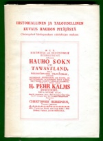 Historiallinen ja taloudellinen kuvaus Hauhon pitäjästä