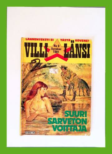 Villi Länsi 9/81 - Suuri sarveton voittaja