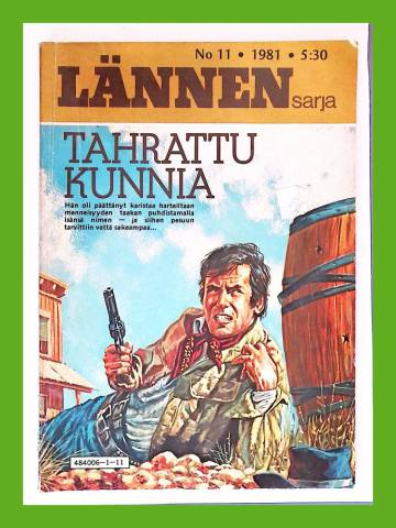 Lännensarja 11/81 - Tahrattu kunnia