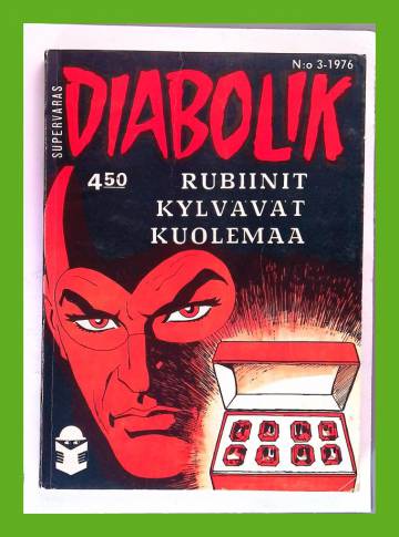 Diabolik Supervaras 3/76 - Rubiinit kylvävät kuolemaa