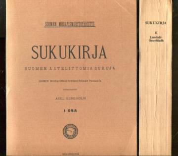 Sukukirja - Suomen aatelittomia sukuja 1-2