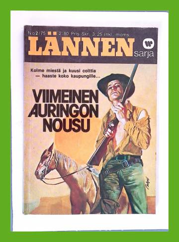 Lännensarja 2/75 - Viimeinen auringonnousu