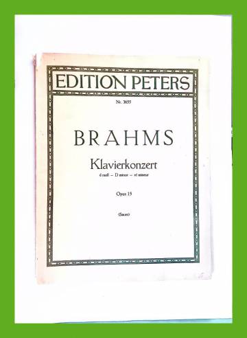 Klavierkonzert für Klavier und Orchester - D moll (Op. 15)