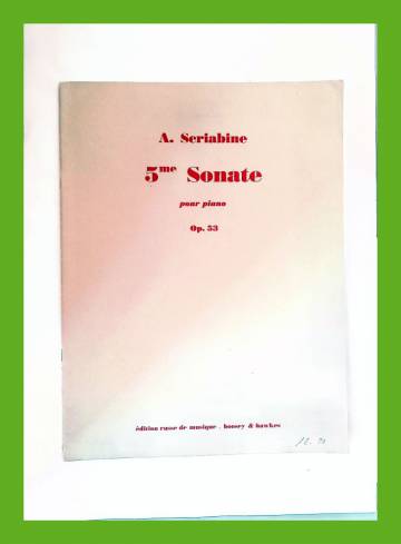 5me Sonate pour piano - Op. 53