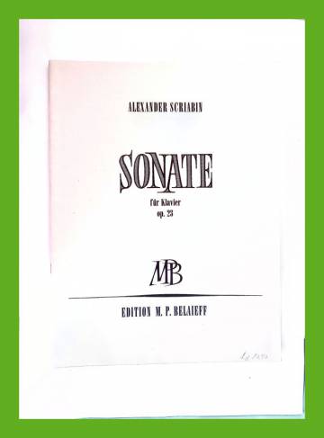 Sonate für Klavier (op. 23)