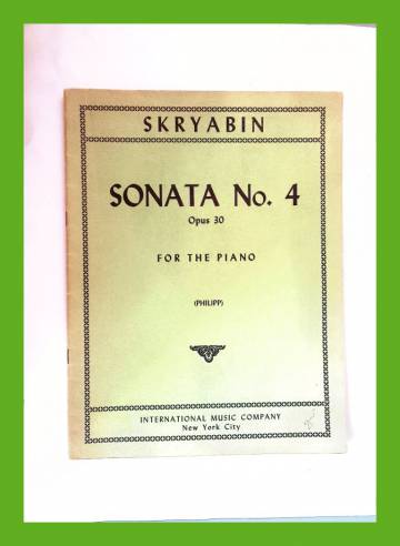 Sonata No. 4 (op. 30) for the piano
