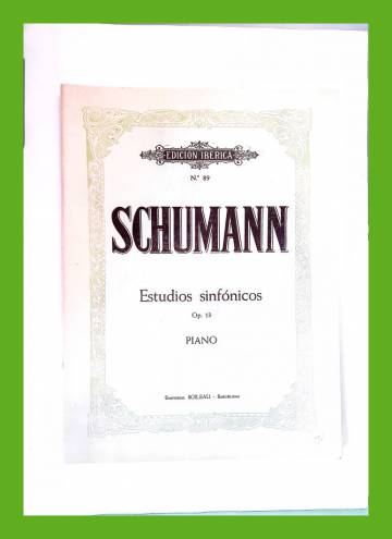 Estudios en forma de Variaciones (Sinfónicos) / Estudos em forma de Variaçôes (Simphonicos) (Op. 13)