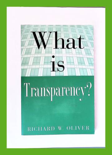 What Is Transparency?