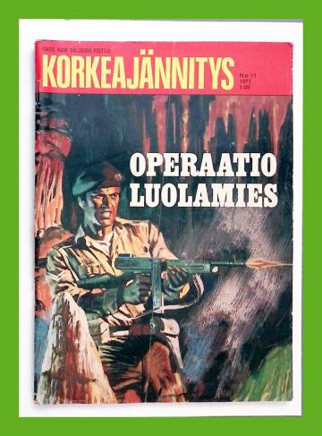 Korkeajännitys 11/71 - Operaatio luolamies