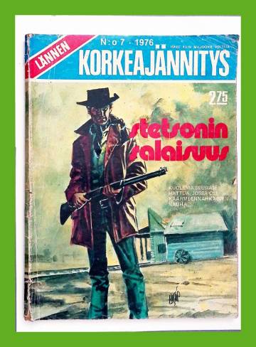 Lännen korkeajännitys 7/76 - Stetsonin salaisuus