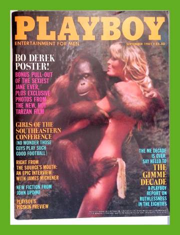 Playboy Sep 81 (Vol. 28 No. 9) + juliste