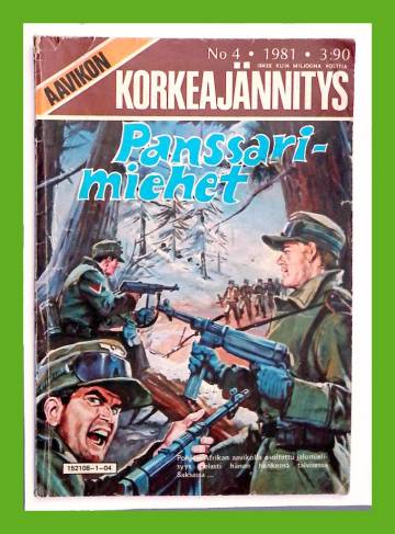 Aavikon korkeajännitys 4/81 - Panssarimiehet