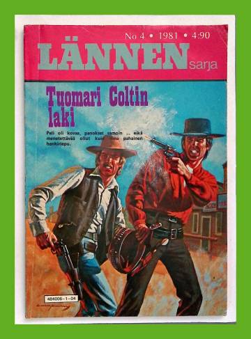 Lännensarja 4/81 - Tuomari Coltin laki