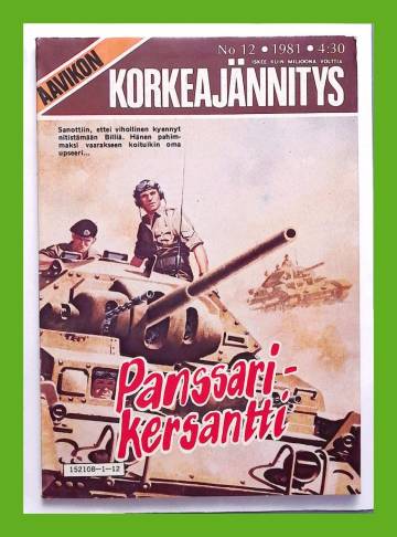 Aavikon korkeajännitys 12/81 - Panssarikersantit