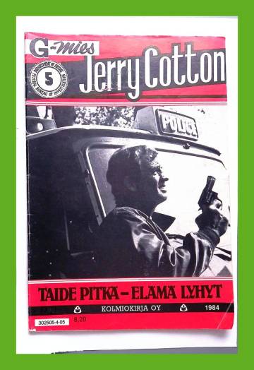 Jerry Cotton 5/84 - Taide pitkä - elämä lyhyt