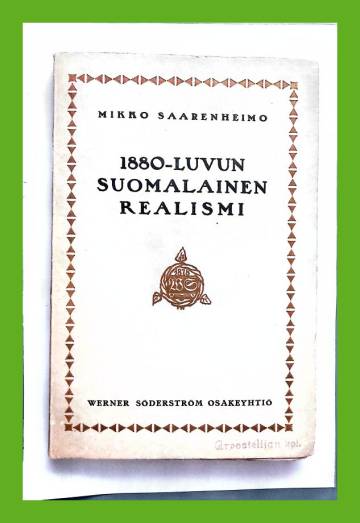 1880-luvun suomalainen realismi - Kirjallinen tutkimus