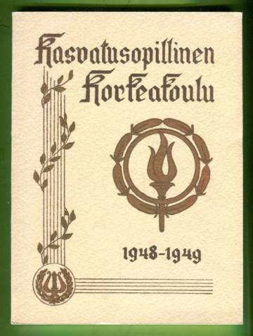 Jyväskylän Kasvatusopillisen korkeakoulun ylioppilaskunnan vuosijulkaisu 1948-1949