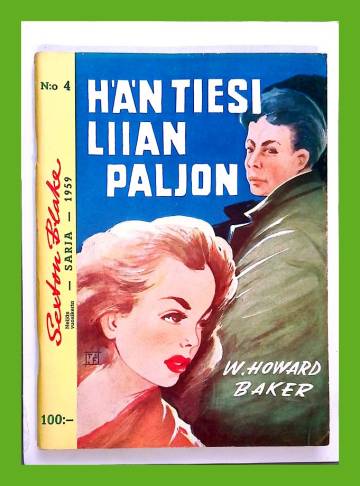 Sexton Blake 4/59 - Hän tiesi liian paljon