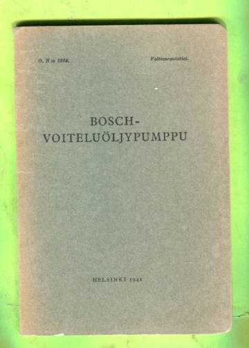 Bosch-voiteluöljypumppu