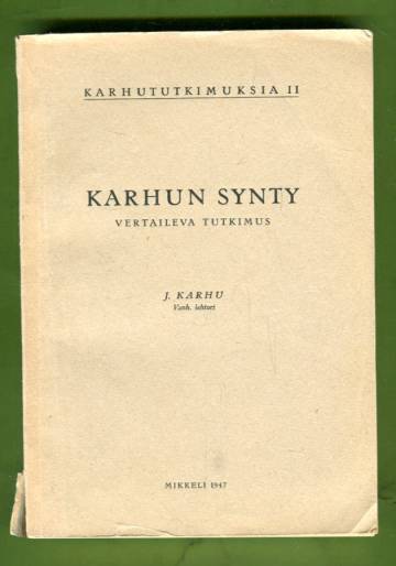 Karhun synty - Vertaileva tutkimus