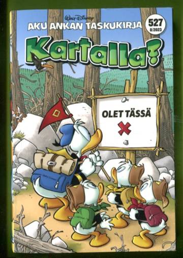 Aku Ankan taskukirja 527 - Kartalla?