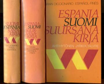 Espanja-suomi-suursanakirja & Suomi-espanja-sanakirja