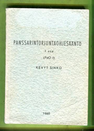 Panssarintorjuntaohjesääntö I osa (PstO I) - Kevyt sinko