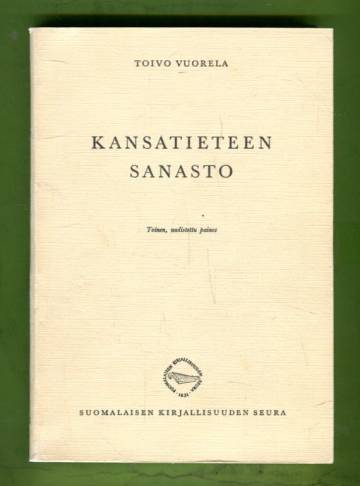 Kansatieteen sanasto