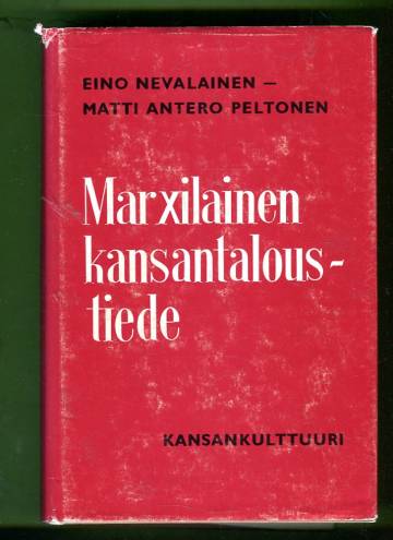 Marxilainen kansantaloustiede