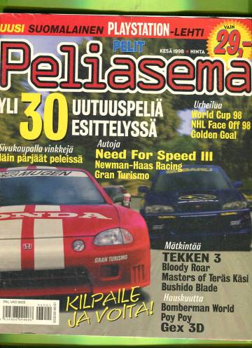 Peliasema kesä 1998