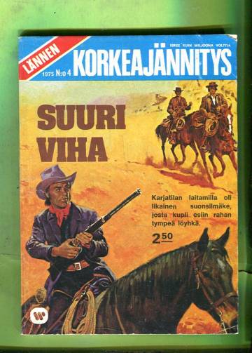 Lännen korkeajännitys 4/75 - Suuri viha