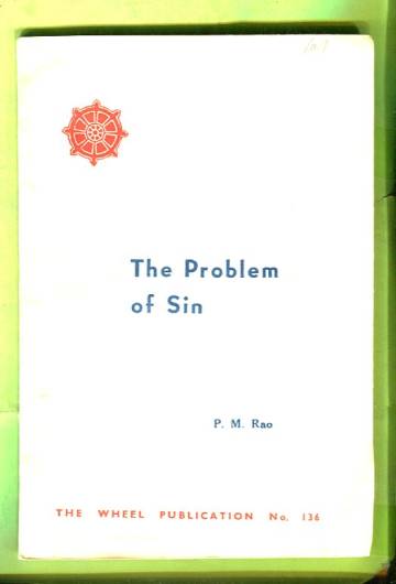 The Problem of Sin as reviewed by a Buddhist