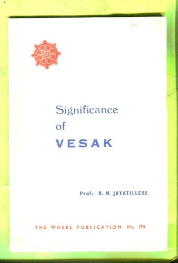 Significance of Vesak