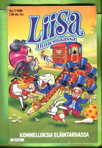 Liisa Ihmemaassa 7/86