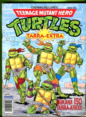 Teenage Mutant Hero Turtles -tarra-extra 1/91 + TARRAT