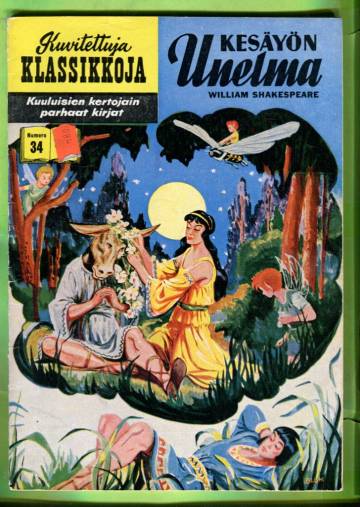 Kuvitettuja klassikkoja 34 - Kesäyön unelma