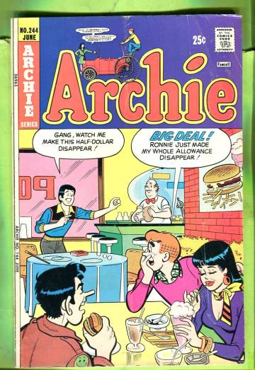 Archie #244 Jun 75