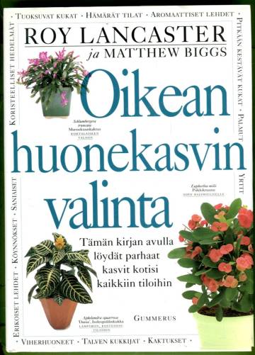 Oikean huonekasvin valinta