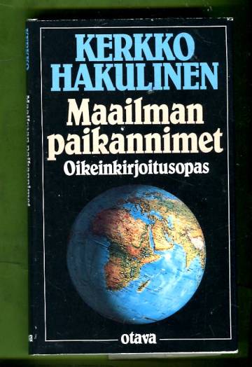 Maailman paikannimet - Oikeinkirjoitusopas