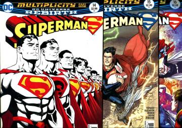 Superman #14-16: Multiplicity #1-3 Mar-Apr 17 (whole miniseries)
