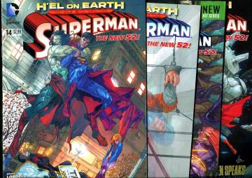 Superman #14-17: H´el on Earth #1-4 Jan-Apr 13 (Whole miniseries)