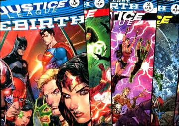 Justice League: Rebirth #1-5: Extinction Machine #1-5 Sep-Nov 16 (Whole miniserie)
