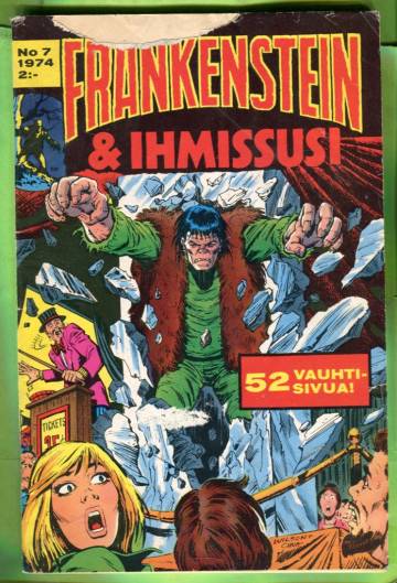 Frankenstein & Ihmissusi 7/74