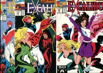 Excalibur #32-34: Girl´s School from Heck #1-3 Dec 90-Feb 91 (Whole miniserie)