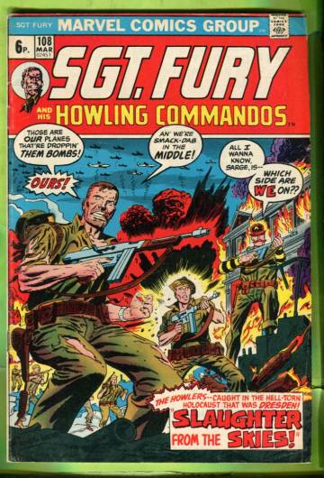 Sgt. Fury and His Howling Commandos Vol. 1 #108 Mar 73